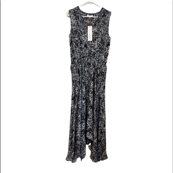 PARKER Floral Flowy High Low Hem Sleeveless Maxi Dress in Filaree Color .Size L - Picture 5 of 16
